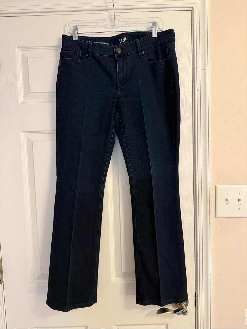 LOFT Black Flare Jeans - Women's Wide Leg